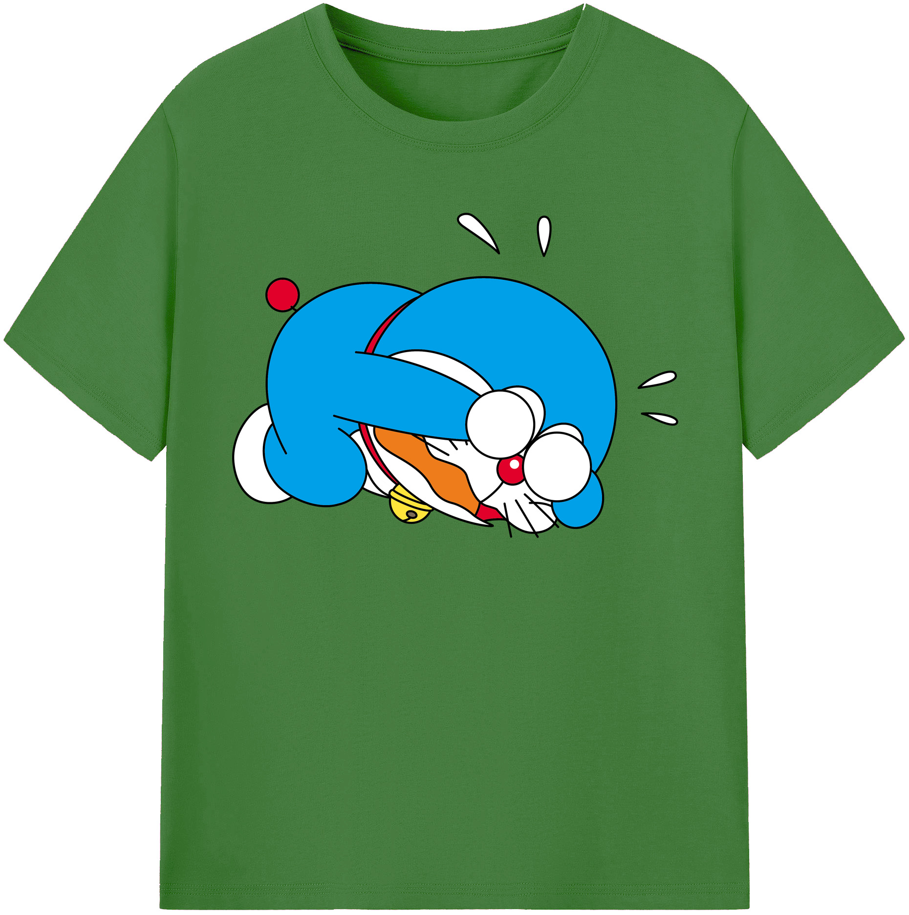 （画像用） ドラえもん Doraemon レディースカジュアルプリントTシャツ（綿100％）